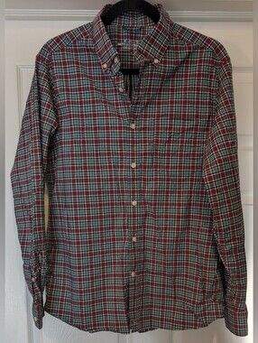 Vineyard Vines Men's On-the-Go Performance brrr° Button-Up Shirt Size Medium EUC